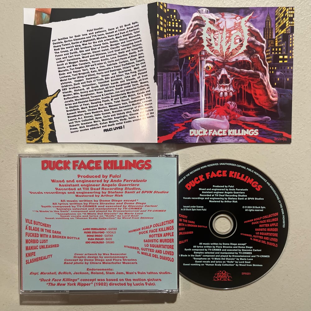 FULCI - "Duck Face Killings" CD