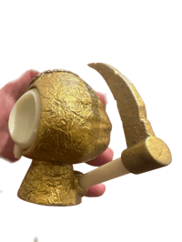 Image 4 of Gold foil white choc bunny reap 