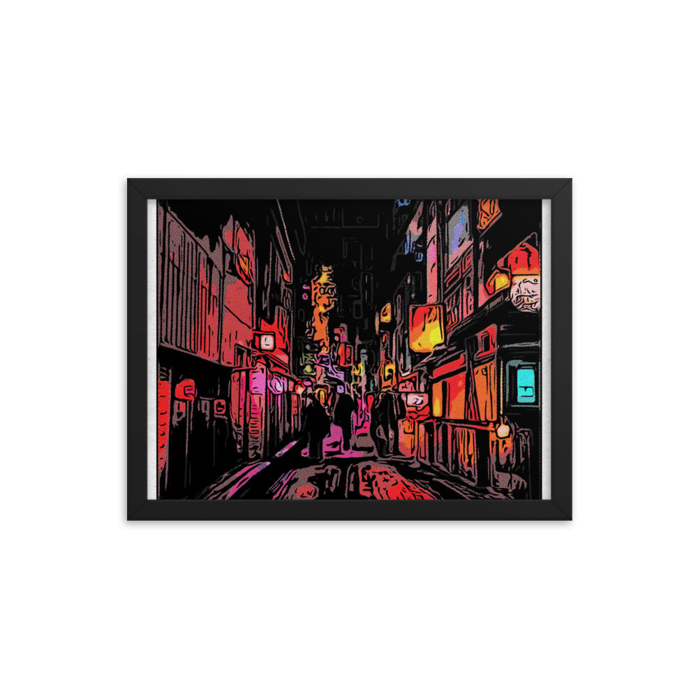 ZEN EXP - Chinatown I Framed photo paper poster