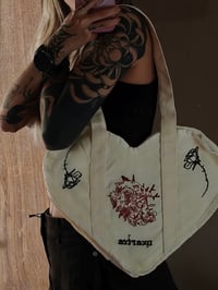 Image 4 of Heart embroidery | Totebag