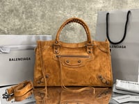 Image 10 of Balenciagà Suede City Bag