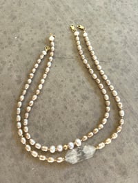 Image 4 of HORIZONS - nude pearls + clear dt quartz