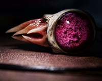 Image 20 of Magenta Bloom Snaggletooth Pendant OOAK