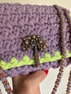 MEGA PEPITE MAUVE / jaune fluo 