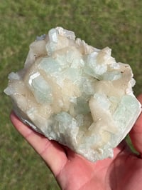 Image 6 of Green Apophyllite & Stilbite Specimen | India #3079