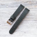 18mm Racing Green Pigskin In 40’s Style