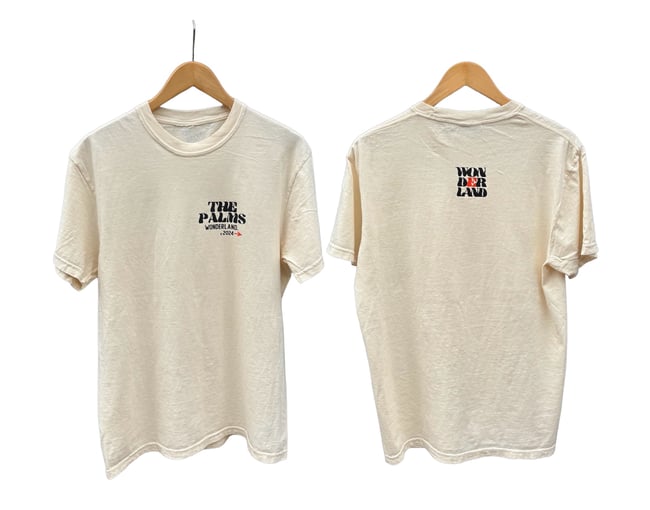 Wonderland Pocket T ~ Off White