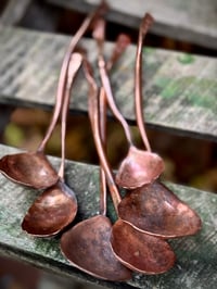 Image 2 of …🧡🌕Copper Tea Spoons🌕🧡..