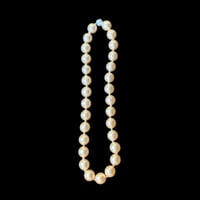 Image 2 of Faux Pearl and Rhinestone Necklace