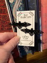 Image 3 of Bat hair clips