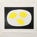 Image of Lemons on a Plate handmade print