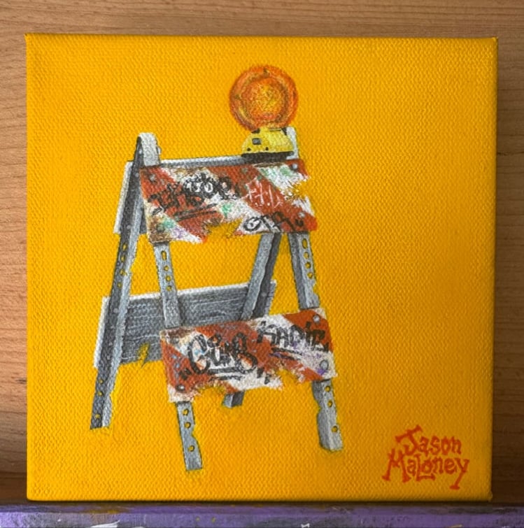 ‘Urban Decay’ Painting on Canvas!