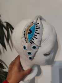 Image 2 of Evil eye protection silver bead bag and headband