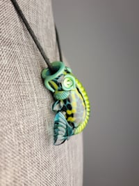 Image 1 of Aqua Green Koi Fish Pendant