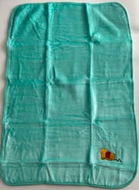Image 3 of Green Pooh blanket 