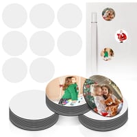 Image 12 of 10Pcs Sublimation Blanks Fridge Magnets Personalized Sublimation Blanks Products For Fridge Home Kit