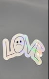 Holographic Love Sticker 