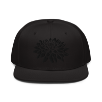 Image 2 of Black Dahlia Snapback Hat