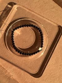 Image 8 of Black agate bracelet 极细黑玛瑙手链