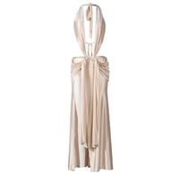 Image 5 of Dessa side split maxi dress