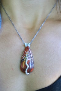 Image 6 of Red Jasper Tree of Life Pendant