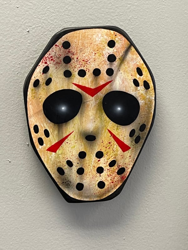Image of "Vorhees Mini Mask"  Original Artwork