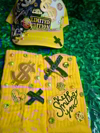 Image 2 of Yellow junk hat and socks 