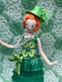 Image 5 of Irish flapper girl, miniature art doll figure