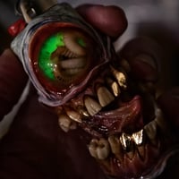 Image 13 of Parasite cyclops - Glow in the Dark Bic Lighter Sleeve OOAK
