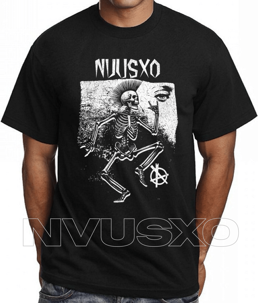 Image of REBEL NVUSXO -  B&W T SHIRT 