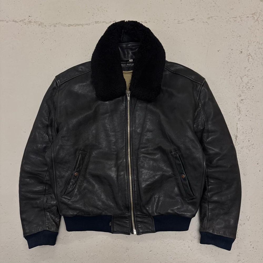 Image of 1990s Levi’s Croppd Leather Jacket, Size Large