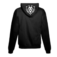 Image 2 of men Black lion hoodie 