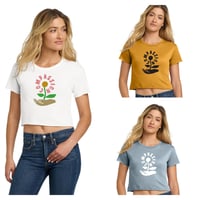 Image 1 of Compassion Flower Crop Top