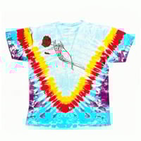 Image 2 of CLASSIC KICKS X VINCE PEREZ '85 SKELETON TEE (TIE DYE)