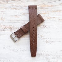 Image 4 of 19mm Corfam Style Pigskin - Mid Brown