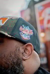 Image 2 of Major League Baseline Camo Trucker SnapBack 