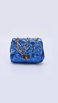  Blue Shimmer Mini Me Bag
