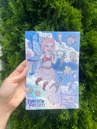 Image 1 of tooth fairy sticker sheet