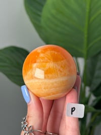 Image 16 of CHOOSE YOUR OWN ORANGE CREAMSICLE CALCITE SPHERES -MEXICO-