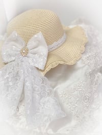 Image 1 of Custom Lace Summer Hat