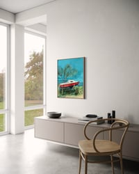 Image 8 of Painting / maleri / "Islands Brygge – Malerdrømme og tankestreger – Nokken III" / 60x75 cm