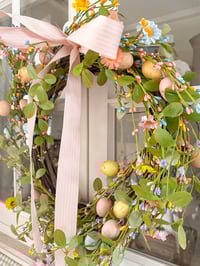 Image 2 of SALE! Pastel Egg & Flower Wreath 