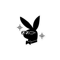 Image 2 of Cyber Cholo Bunny Sticker