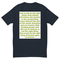Image 2 of God Would Do The Right Thing Fitted Short Sleeve T-shirt