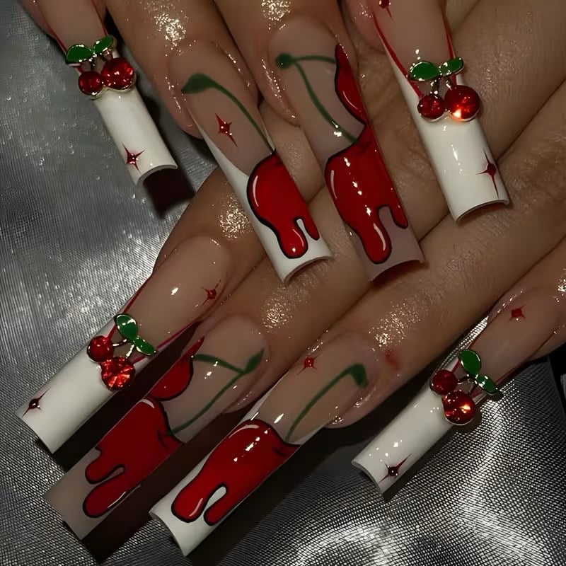 Image of Cherry Drip w/ 3D Stones