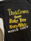 vintage original Black Crowes 'shake your money maker' tour tee tshirt