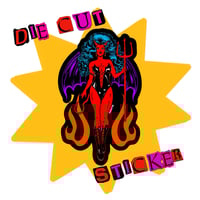 Image 1 of Devil Woman - Die Cut Sticker