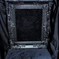 Image 2 of 11x14 Enamel Pin Frame (Black/ Black Fabric