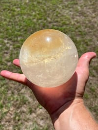 Image 1 of Large Calcite Sphere With Rainbows #2828