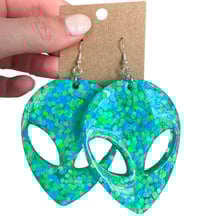 Jumbo Alien Earrings